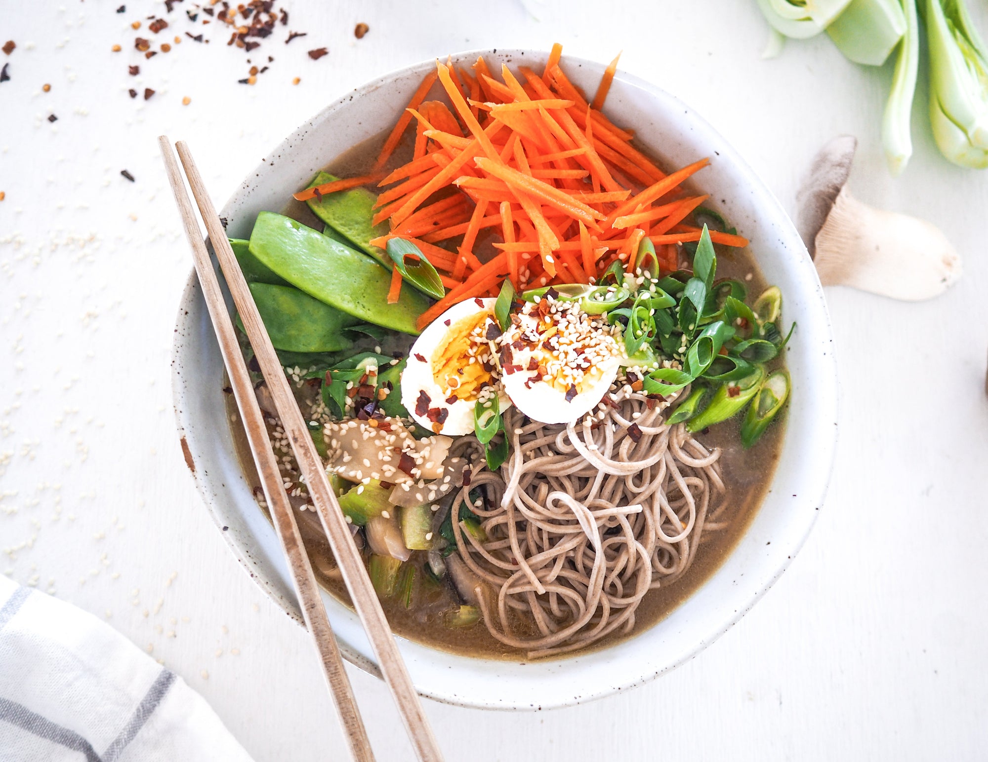 Slow Cooked Pork Bone Vegetable Ramen