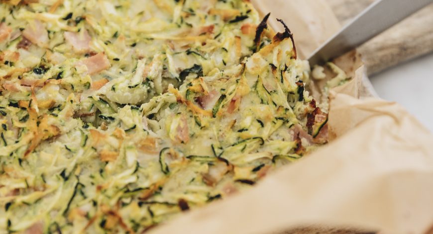 Zucchini & Bacon Slice