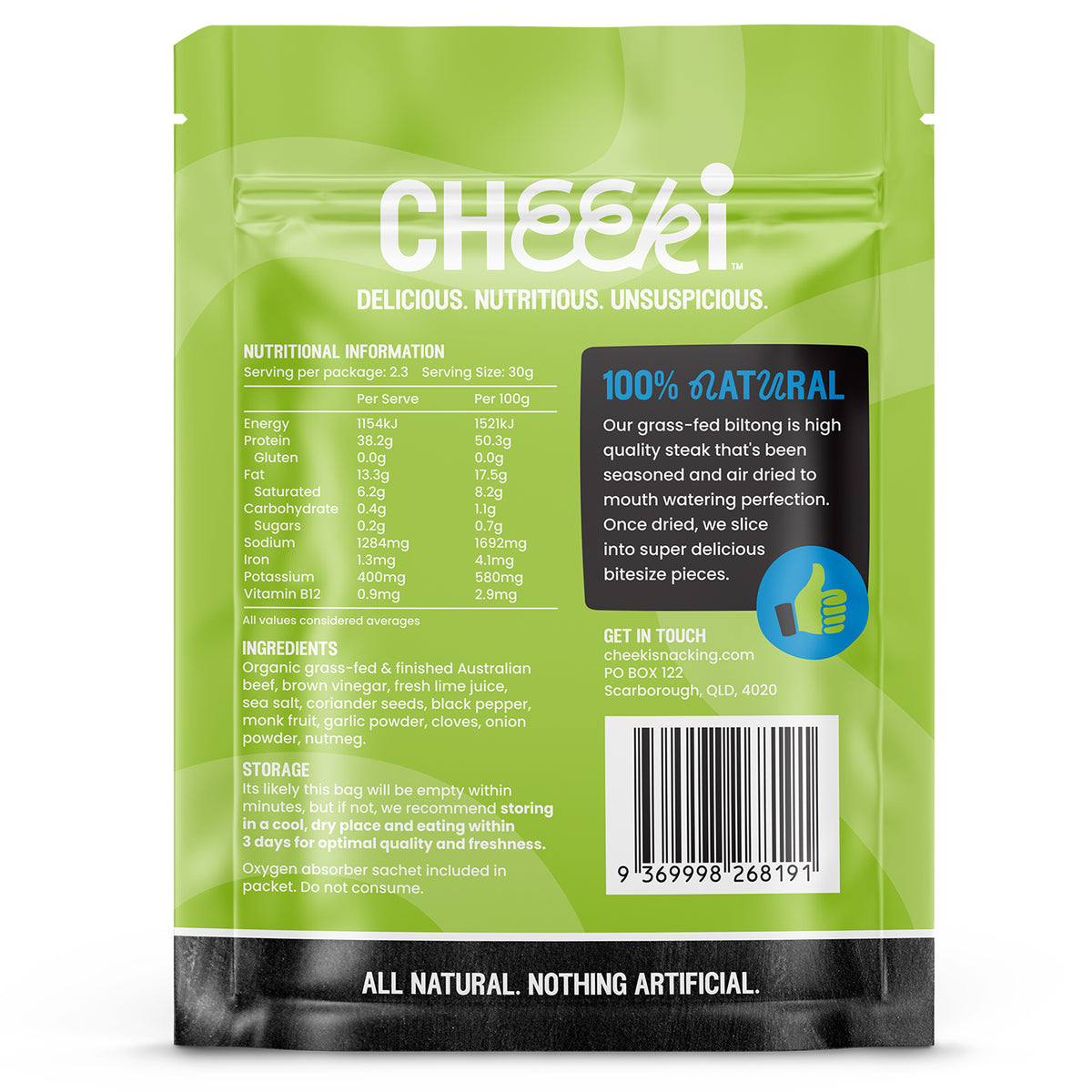 Organic Cheeki Biltong - 70g