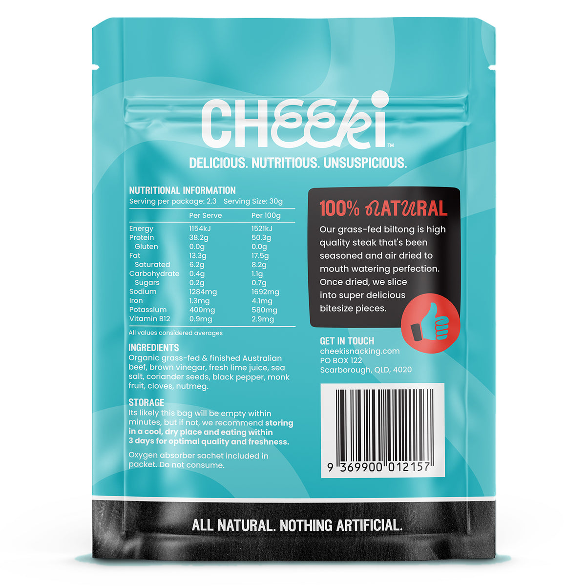 Organic Cheeki Biltong - 70g