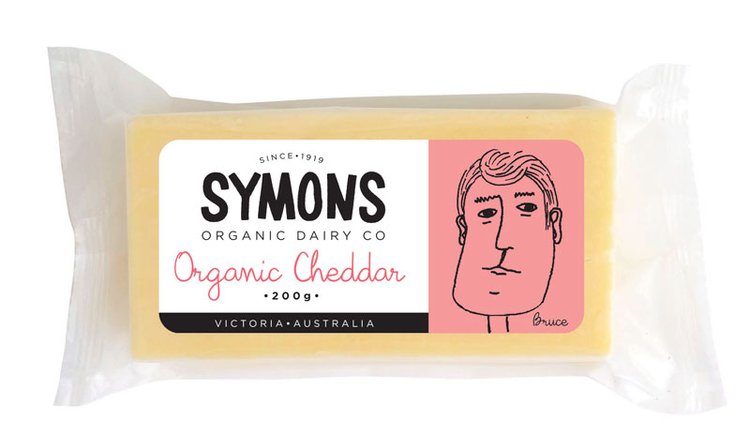 Symons Organic Cheddar Block 200g