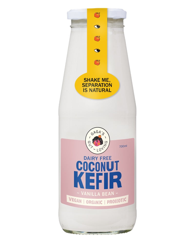 Gaga&#39;s Gut Loving Coconut Kefir - Vanilla Bean 700ml