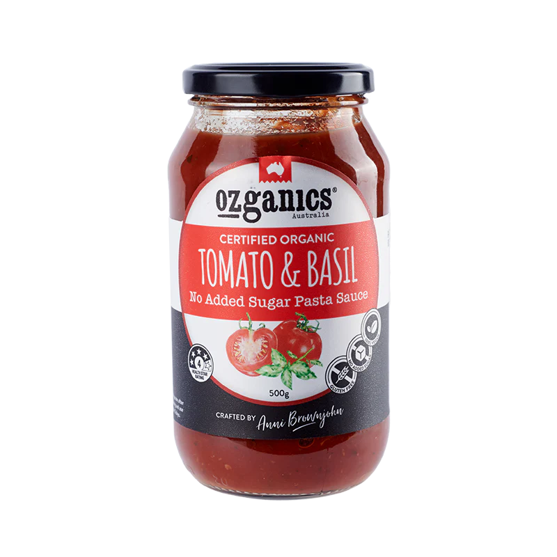 Ozganics Tomato &amp; Basil Pasta Sauce
