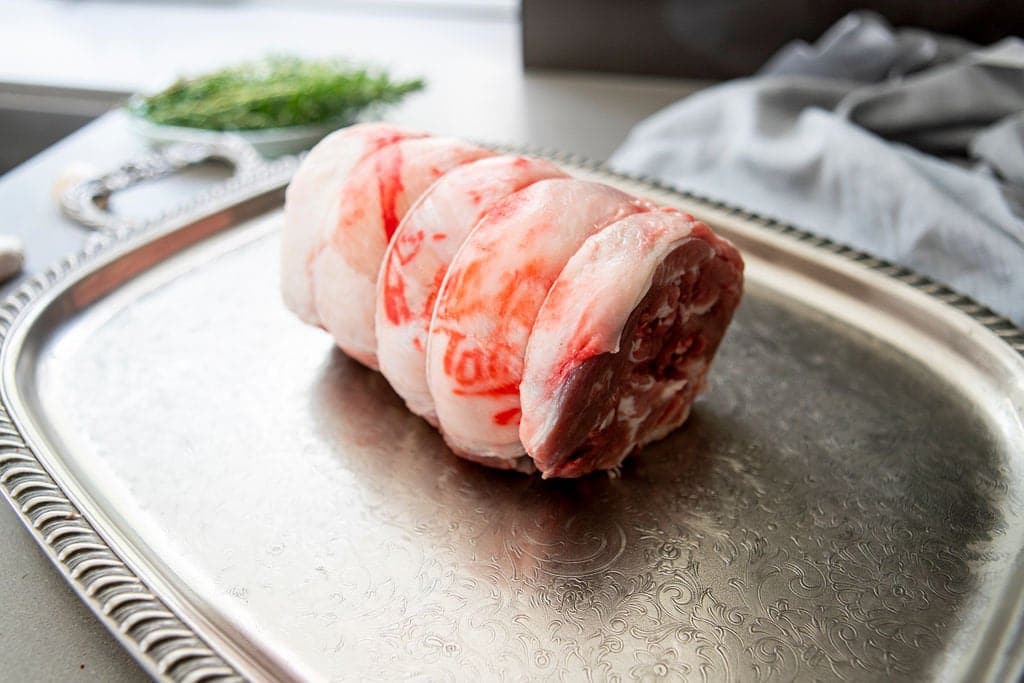 Certified Organic Boned &amp; Rolled Lamb Leg