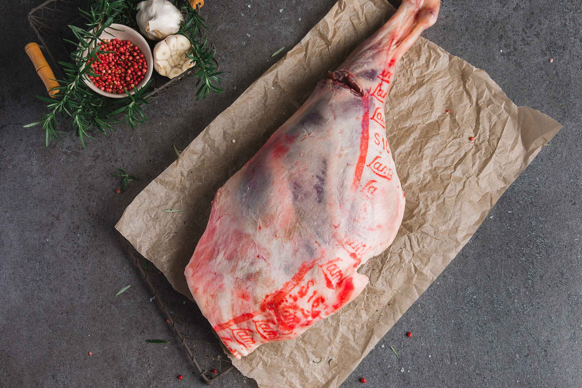 Certified Organic Lamb Leg - bone in (full)