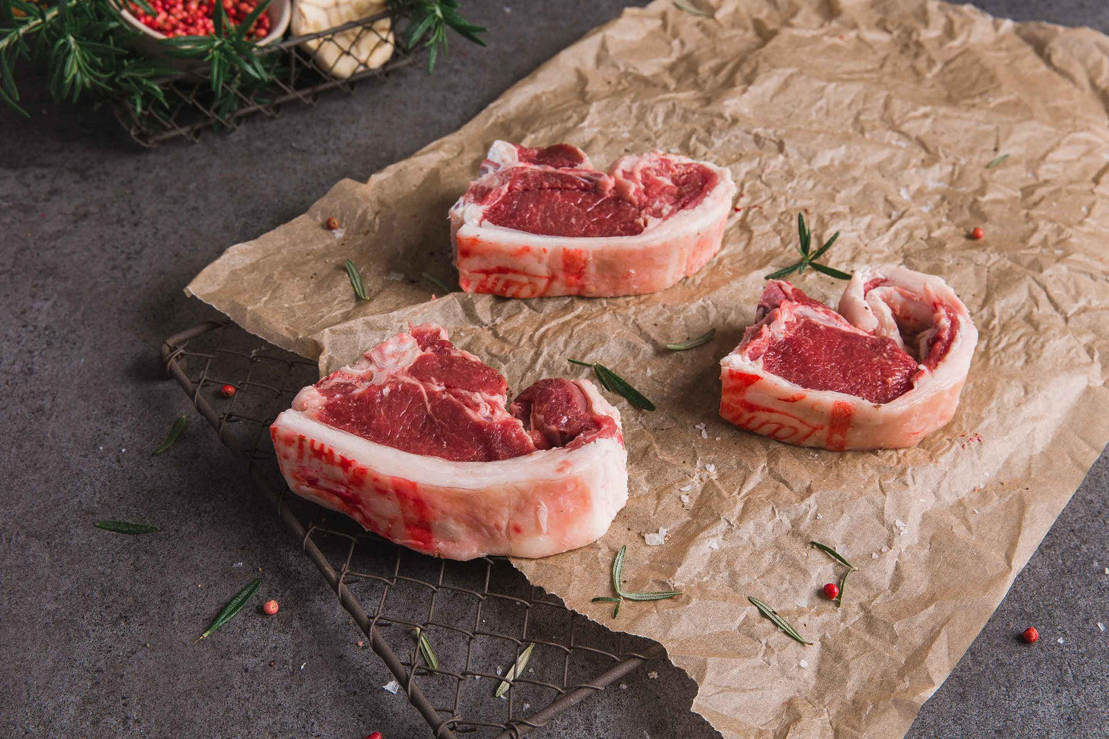Certified Organic Lamb loin chops