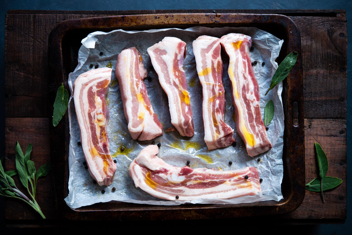 Certified Organic Pork Spare Ribs
