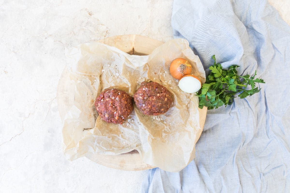 Organic Beef &amp; Caramelised Onion Rissoles