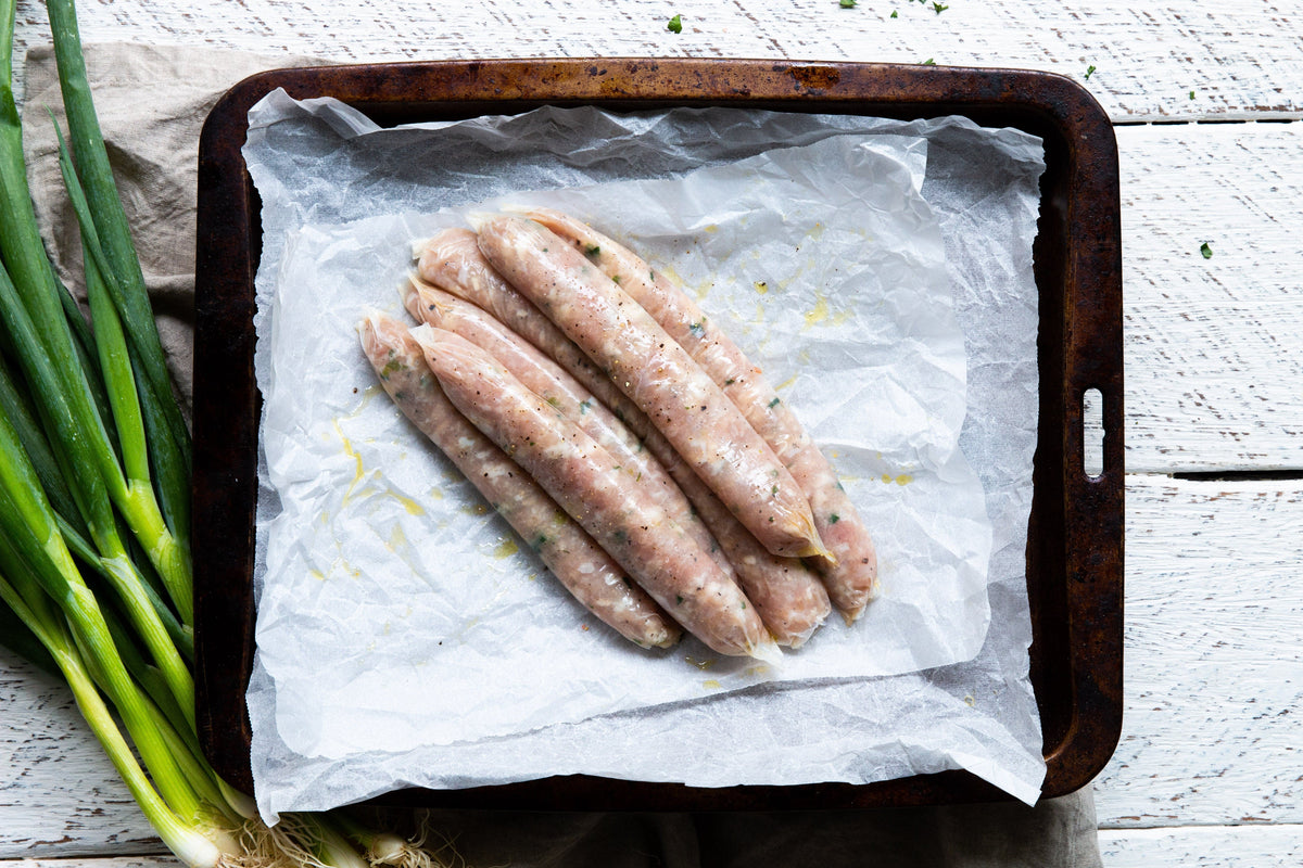 Organic Chicken &amp; Shallot Sausages